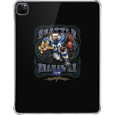 Liquid Blue NFL Seattle Seahawks Running Back iPad Pro 11in (2024) Clear Case